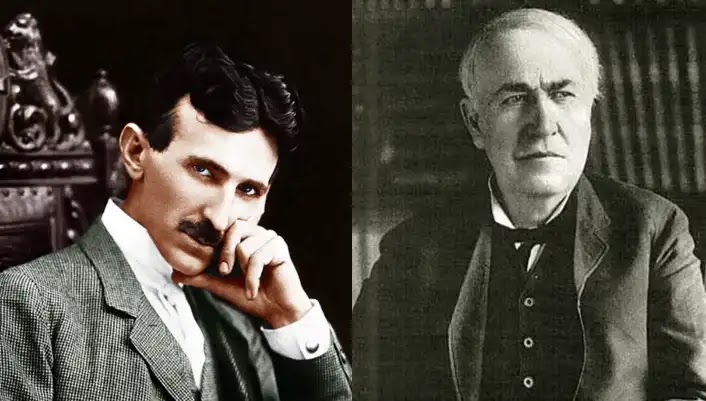 Perbedaan Nikola Tesla dan Thomas Edison