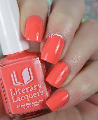 Literary Lacquers Salmon Chanted Evening