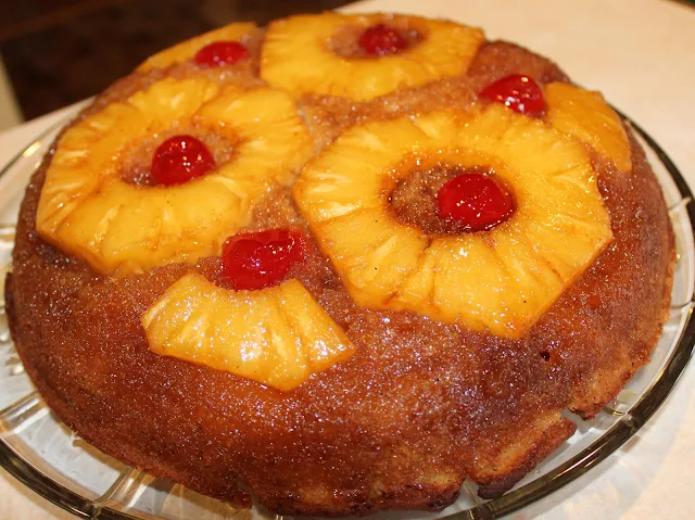 Serve Your Pineapple Upside Down Cake