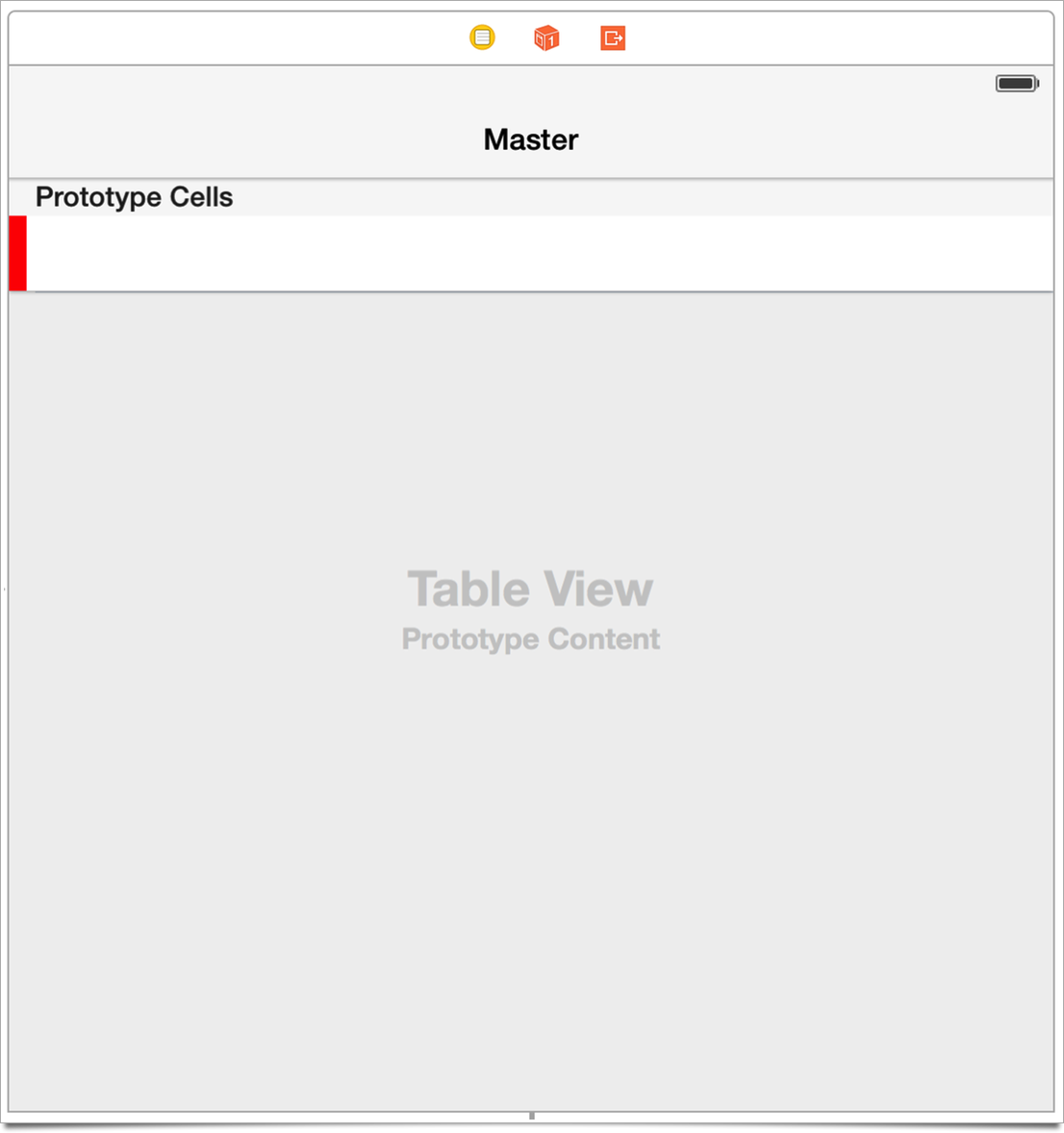 UITableView Storyboard