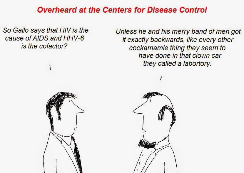 cartoon, cartoons, hhv-6, aids, gallo, fraud, ruscetti, hiv, cfs, fauci, causation, transmission