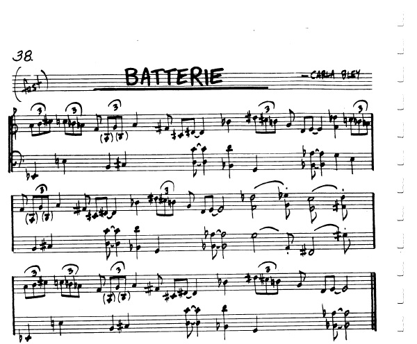 Partitura Armónica Carla Bley