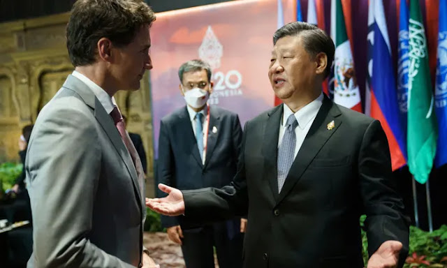 Xi Jinping confronts Justin Trudeau at G20 over 'leaked' conversation details
