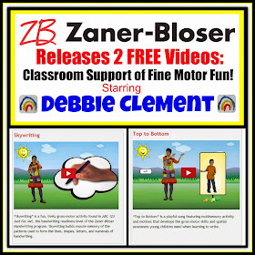 2 FREE Videos: Zaner-Bloser FUN! starring Debbie Clement 