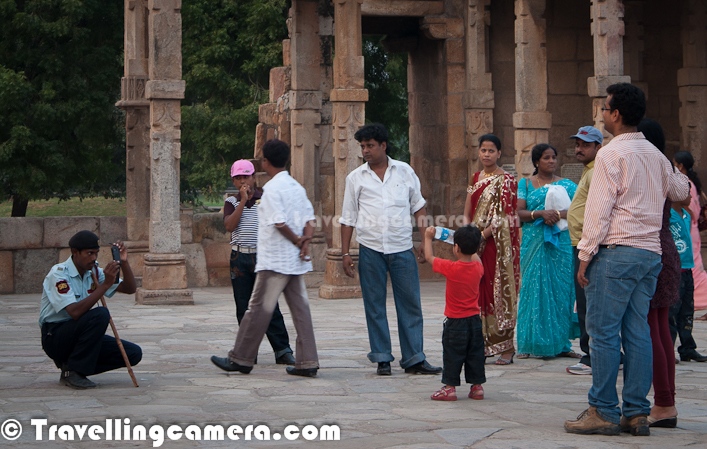 Digital Technologies for Photography have really revolutionized this world of travelers. Unlike Film-roll cameras, now Digital Cameras can shoot unlimited number of photographs which only depends upon memory-stick you are using. This Photo Journey shares the normal view we see at any tourist destination around us.Very first photograph of this Photo Journey is clicked at Qutub Minar, Delhi. This place is one of the main place to get clicked with series of pillars having wonderful carving. It's hard to see only two people in these alleys :Above photograph is clicked in front of Humayun's Tomb. This place is most popular in this campus, to get clicked in front of main monument. There is a water pond in front of the Humyaun's Tomb where you need to line up to get clicked.Lady trying to capture Qutub Architecture in her camera.Family at Qutub campus, trying to capture Delhi Memories for future..Here is a photograph showing a girl in front of North Block, ready for a memorable photograph In most parts of Delhi, you can see people with DSLRs. It's interesting to see various photographers with different visions to capture this beautiful Capital City of IndiaClick-Click everywhere @ Lodhi Garden, Delhi, INDIAA tourist trying to capture some moments around Parliament House of India. There are some gardens with colorful flowers in front of Parliament House and President's ResidenceThere are some standard poses which can easily be seen around these monuments. Specially photographs in front of Taj Mahal Digital Cameras Everywhere, pointing in different directions.This is very common scenario, when security people have to do the job of a photographer by leaving his main duties :)Digital Cameras have really changed the way people have been photographing and experimenting with light. Now everyone can afford to do experiments and experiments are always good for increasing your learning about any specific subject. That's why we are seeing relatively more talented photographers.A photograph showing some planned shoots in Qutub Minar campus. Looks like a school meet at Qutub !