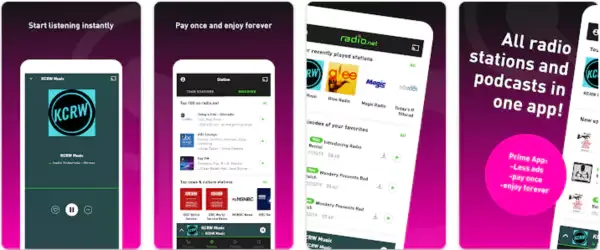 لقطات شاشة تطبيق Radio.fr Pro APK اخر إصدار