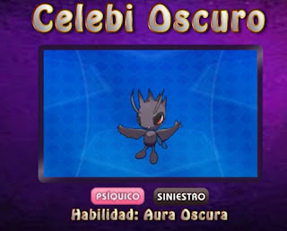 Pokemon Nova Hoenn para 3DS Nuevo Pokemon Legendario Celebi Oscuro de Johto