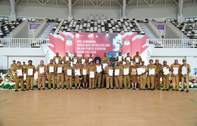 Derek Hegemur Pimpin Ikrar Netralitas ASN pada Pemilu 2024