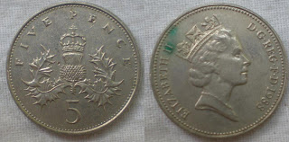 5 pence 1988