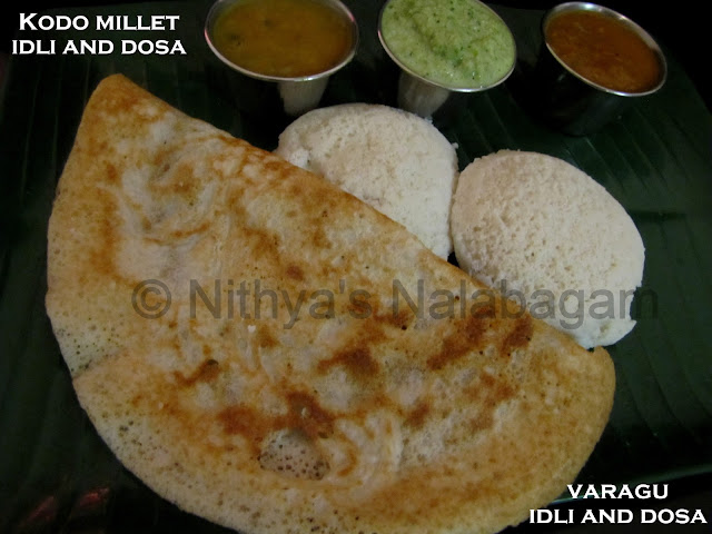 Varagu Idli and Dosa