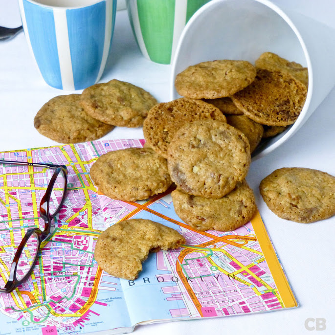 Chocolate chip cookies met pecannoten