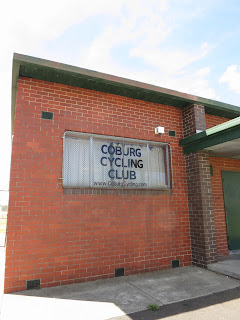 Coburg Velodrome concrete cycling track is located in Melbourne Australia