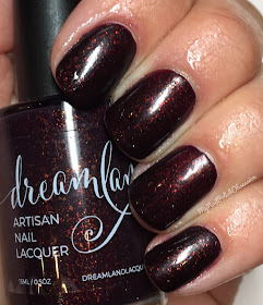 Dreamland Lacquer Inaugural Collection; Valentine's Day Trio - Great Romances, 2016 - Burned Jam In Vermont