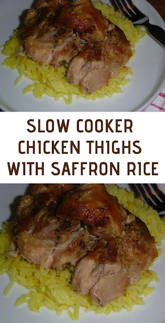 Slow Cooker Chicken Thighs With Saffron Rice