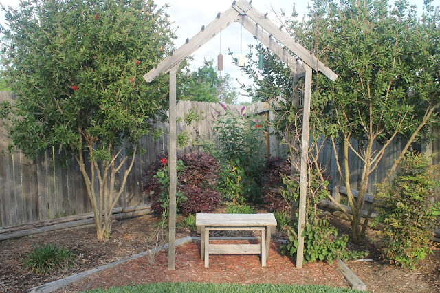 backyard arbor