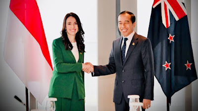 Presiden Jokowi Lakukan Pertemuan Bilateral dengan PM Selandia Baru