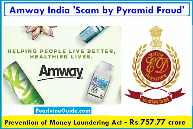 amway india pyramid fraud case by ed news