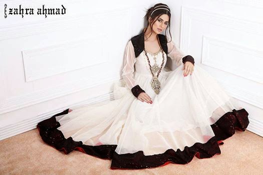 Party Wear | Stylish Range Of Party Dresses For Girls By Zahra Ahmad 2015