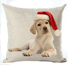 dog christmas pillows