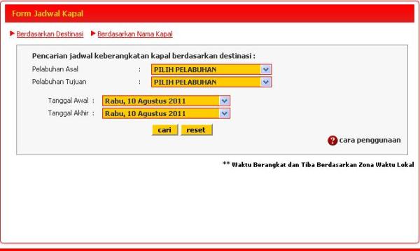 Jadwal Kapal  Pelni  Dan Cek  Harga  Tiket  Kapal  Online 