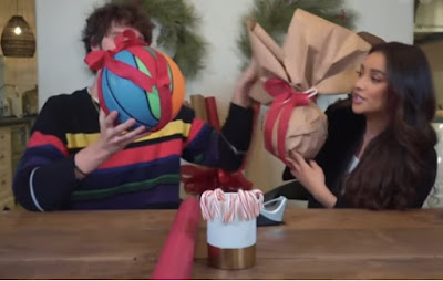 How to gift wrap circular items like a basketball