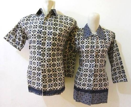 10 Model Baju Batik Kerja Guru Terbaru 1000 Model 