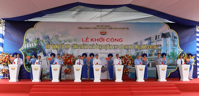 Lễ khởi công khu đô thị HUD Mê Linh