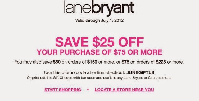 lane bryant coupons