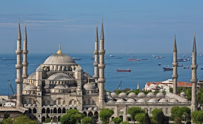 sultanahmet caminin yapımı blue mosque