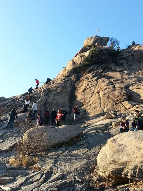 At  site for the Gwongeumseong Fortress