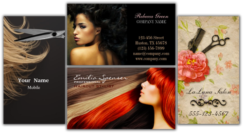  Hair Stylist Business Cards