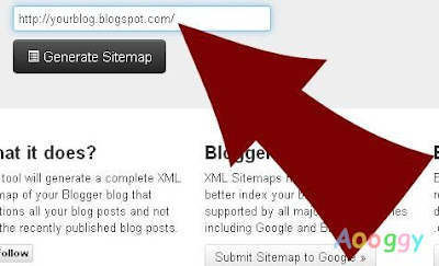 how to create a sitemap for blogger