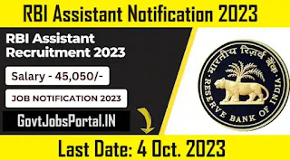 2023 RBI Assistant Notification PDF Download: Apply for 450 Assistant Vacancies at RBI