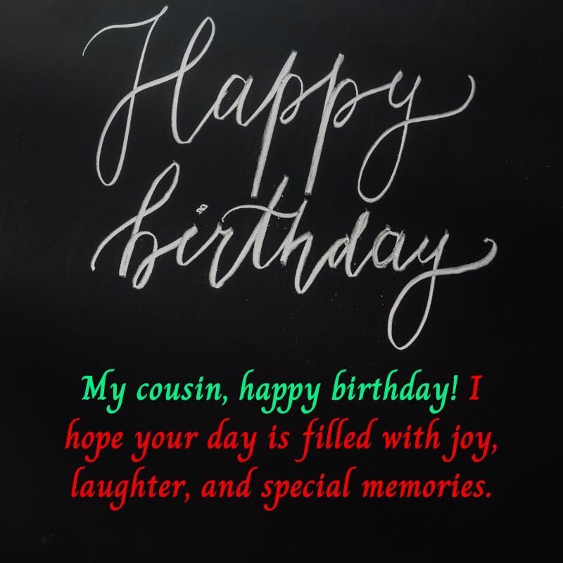 Cousin Happy Birthday BeautifulvImages with Wishes and Quotes