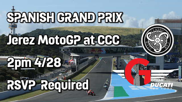 Watch Jerez MotoGP at CCC