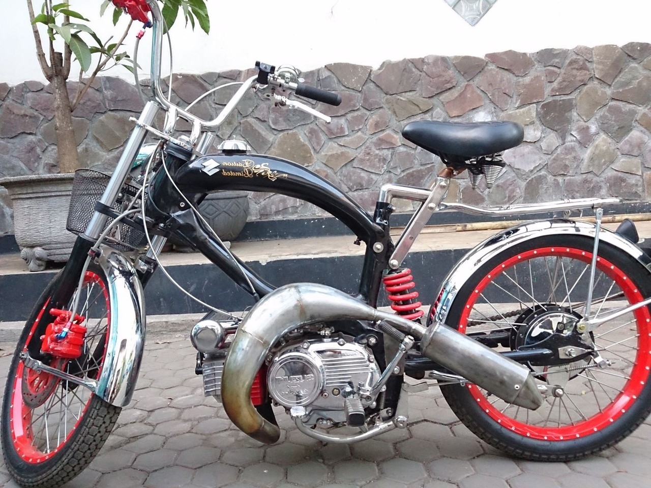 Foto Modifikasi Motor Antik Modifikasi Motor Beat Terbaru