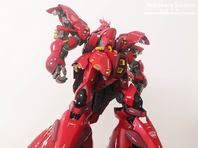 Review de Metal Structure MSN-04 Sazabi, Tamashii Nations.