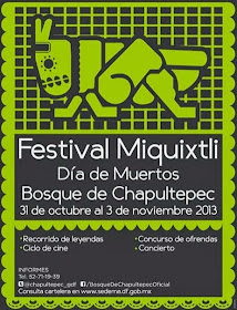 Festival Miquixtli por Día de Muertos en Chapultepec