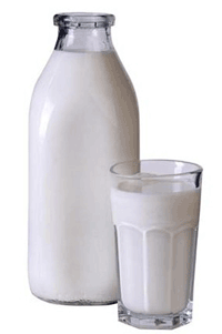 susu berwarna putih