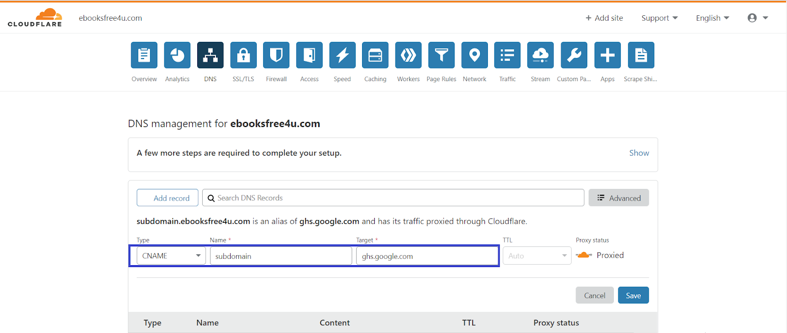 How to use a single domain for several different platforms