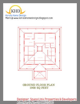 nalukettu house plan - 2750 Sq. Ft