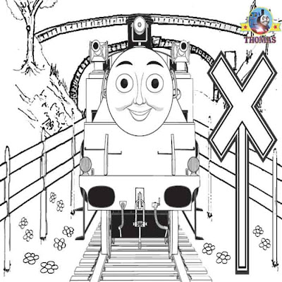kids free online coloring pages thomas train printable