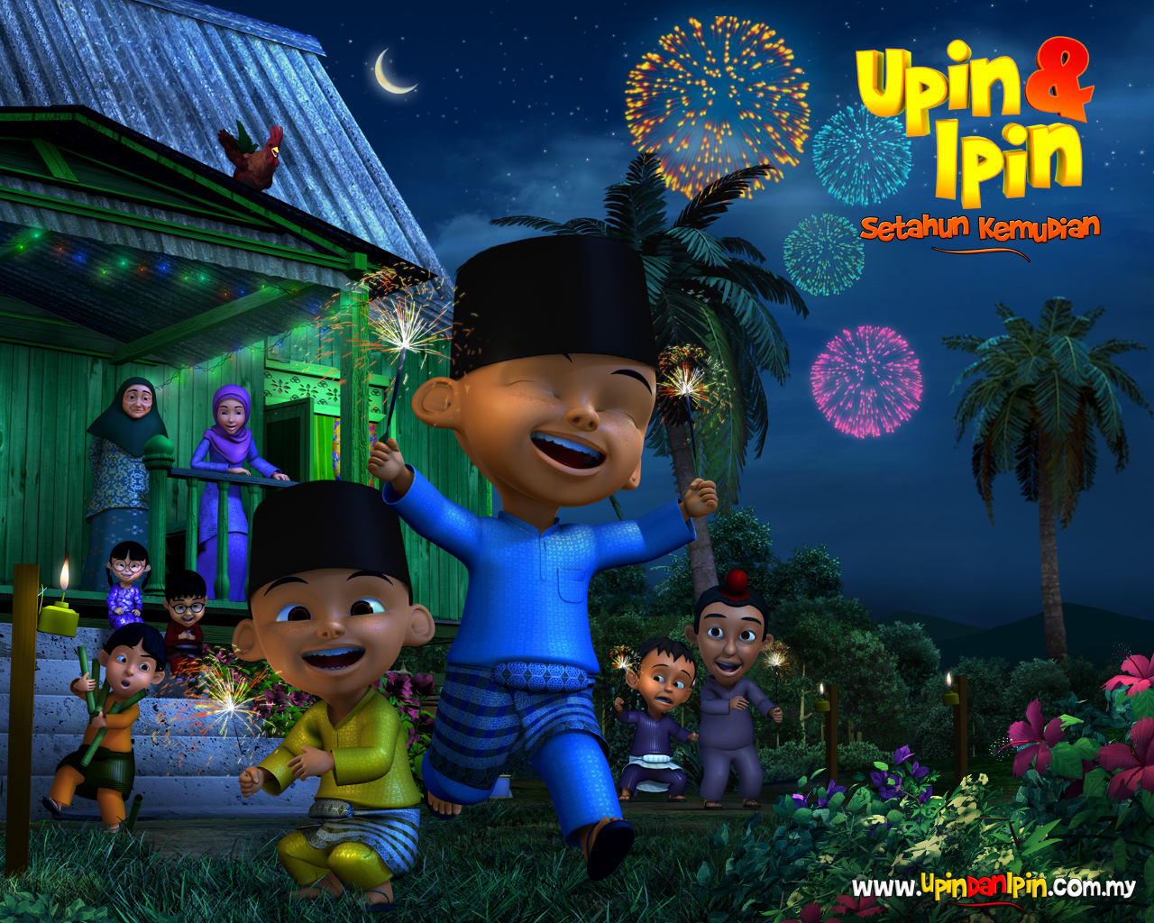 aku VS kehidupan: wallpaper upin dan ipin yang menarik!!