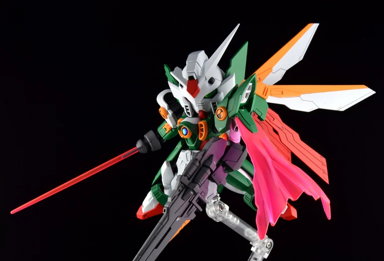 Custom Build: SD x HG Wing Gundam Fenice