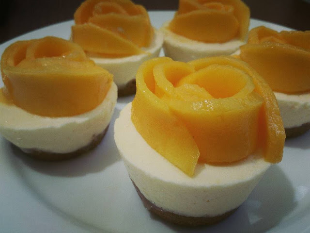 Mini Mango Cheesecake
