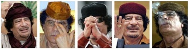 Muammar Kadhafi, ex-ditador da Líbia -