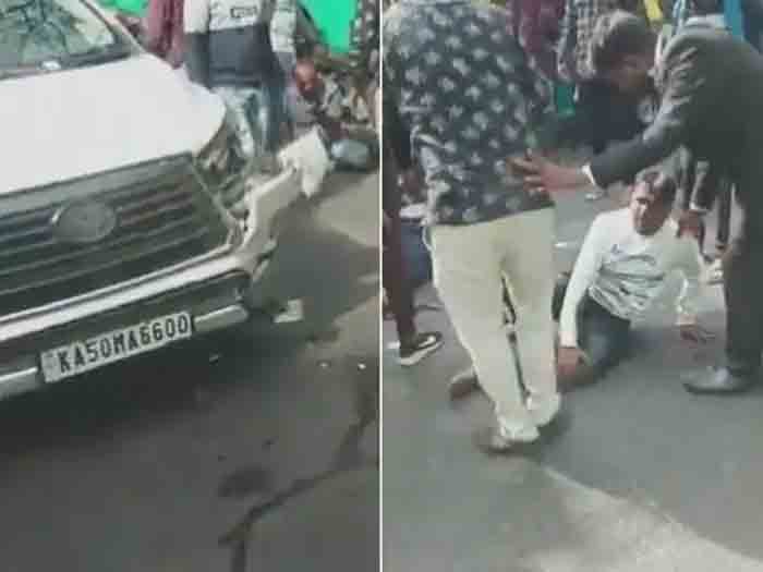 Car With BJP MLA Sticker Rams Vehicles In Bengaluru, 2 Killed, Bangalore, News, Accidental Death, Injured, Hospital, National
