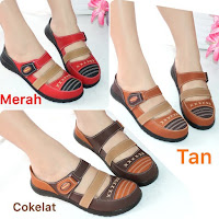 Jual Sepatu Sandal Wanita Flat Bakpau ORI MULAN 1761