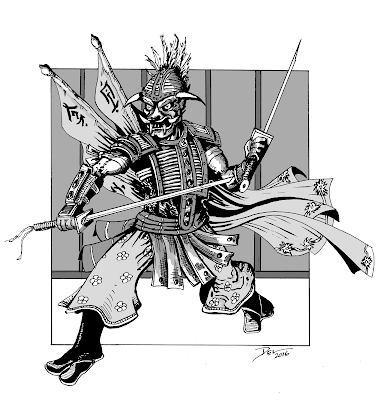 Oni Warrior by Del Teigeler, Mavfire