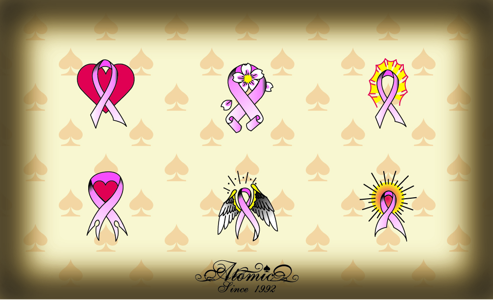  choose a tattoo design from any of our pre-designed pink ribbon tattoos 